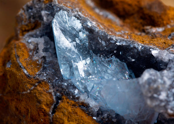 istock barite mineral specimen stone rock geology gem crystal 1417397820