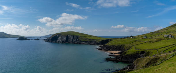 카운티 케리의 slea head와 dingle peninsula의 파노라마 전망 - republic of ireland famous place dingle peninsula slea head 뉴스 사진 이미지