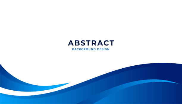 illustrations, cliparts, dessins animés et icônes de fond d’affaires ondulé bleu abstrait. illustration vectorielle - waveform