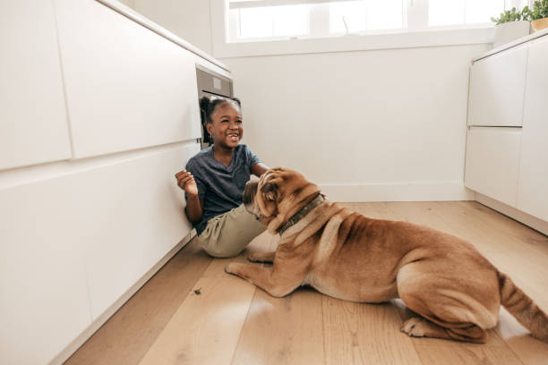 Best friends at home