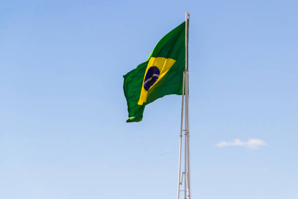 istock The flag of Brazil. 1417419840