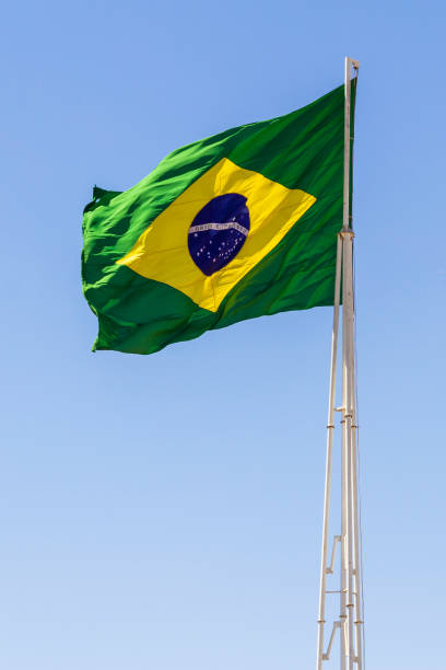 istock The flag of Brazil. 1417419893