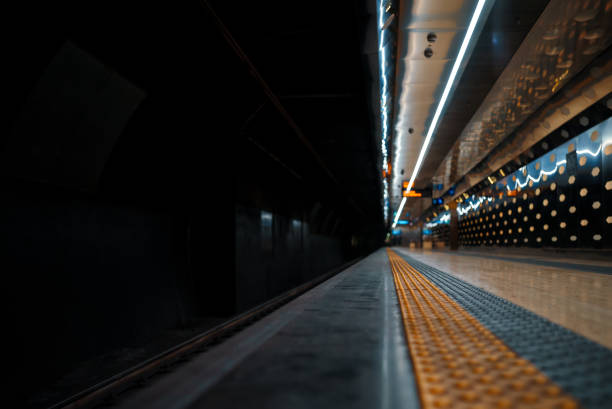 istock Empty metro station in Naples, Italy. 1417420327