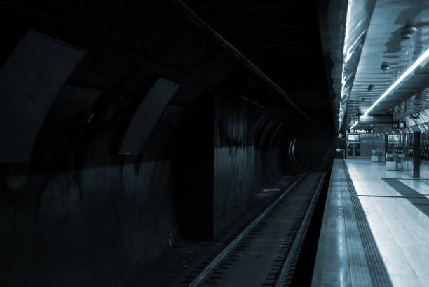 istock Empty metro station in Naples, Italy. 1417420465