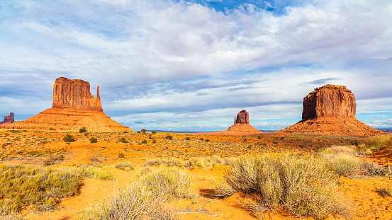 The natural beauty of Monument Valley in Utah.