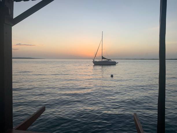 istock Pier into the lagoon of Bacalar 1417425714