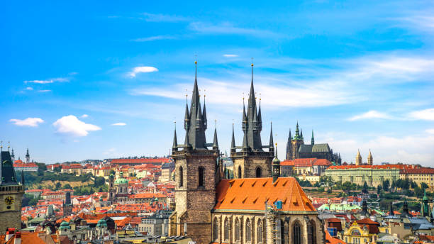 istock Tynsky Temple and city 1417427933