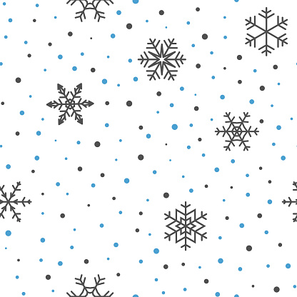 Snowflake Seamless Background