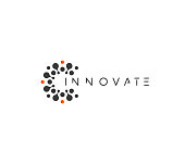 istock Innovate technology startup logo concept, round emblem, solution symbol, isolated vector logotype on white background 1417430254