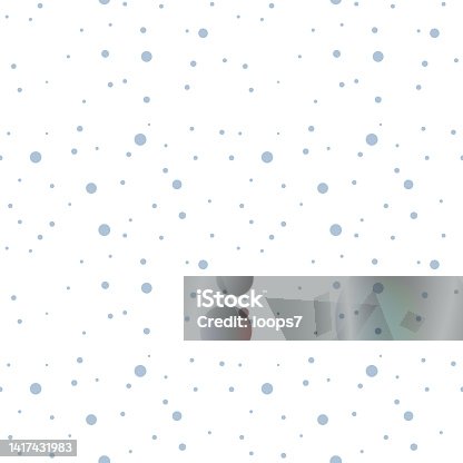 istock Pastel Colored Abstract Snowing Background - Pixel Perfect Seamless Pattern 1417431983