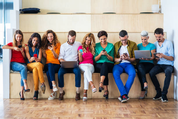 istock Business people with digital devices 1417432519