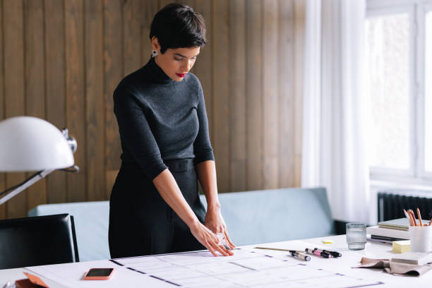 istock Businesswoman Focused On Her Project 1417441884