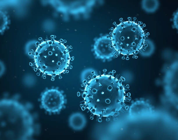 virus dell'influenza h1n1. - pathogen foto e immagini stock