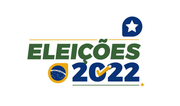 ilustrações, clipart, desenhos animados e ícones de logotipo para eleição no brasil em 2022. - urna eletrônica