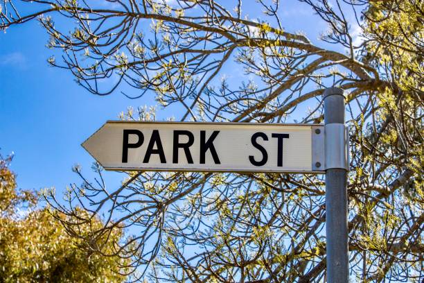 istock Park Street Sign 1417480840