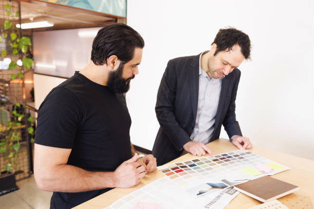 istock Aboriginal Australian creative director working with colleague 1417512887