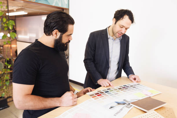 istock Aboriginal Australian creative director working with colleague 1417512888