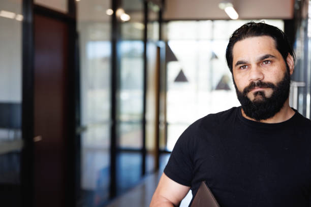 istock Portrait of Aboriginal Australian creative director 1417515899