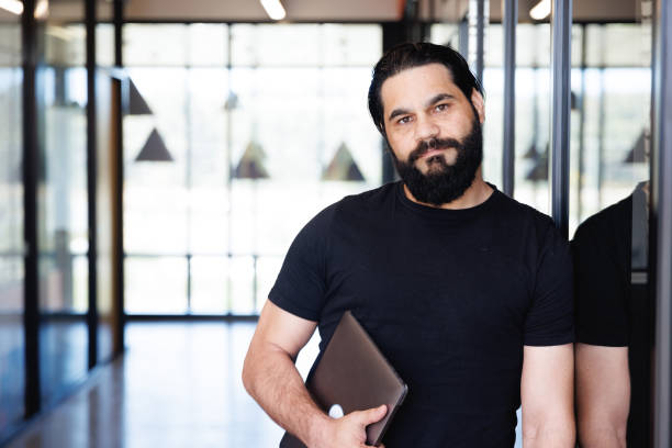istock Portrait of Aboriginal Australian creative director 1417515930