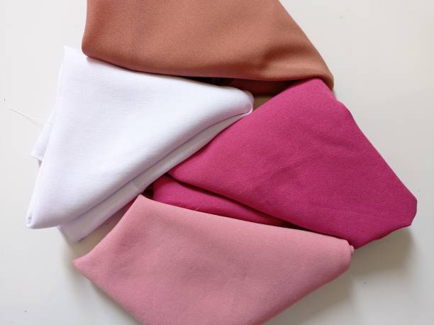 istock Pastel color soft scarf 1417519411