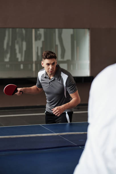 istock Sportsman Playing Table Tennis 1417521692