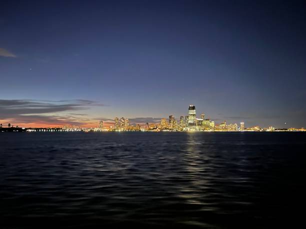 istock Manhattan city view at sunset 1417538388