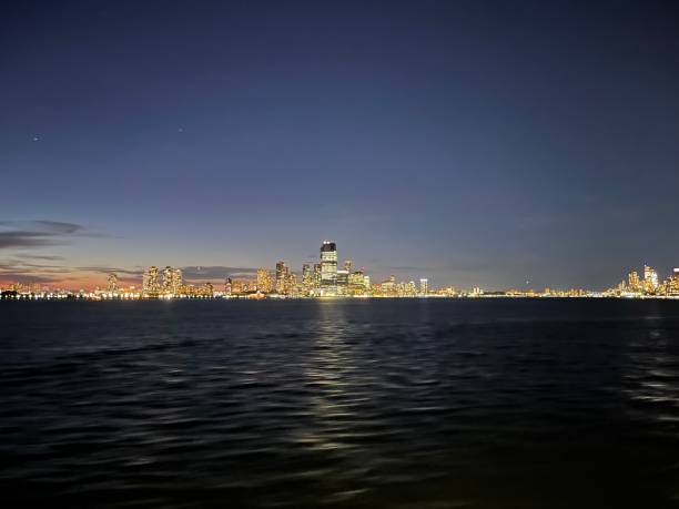 istock Manhattan city view at sunset 1417538391