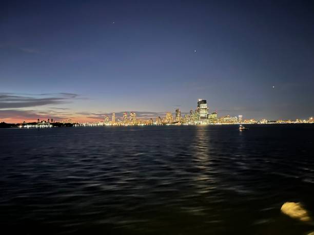 istock Manhattan city view at sunset 1417538395