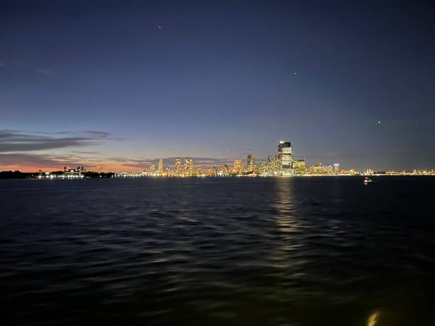 istock Manhattan city view at sunset 1417538414