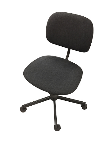 Office chair isolated on the white background with clipping path