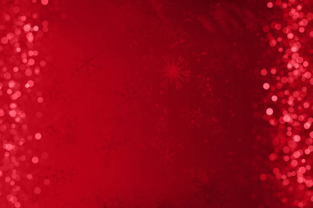 istock Red Abstract Christmas Holiday Winter Background 1417560045
