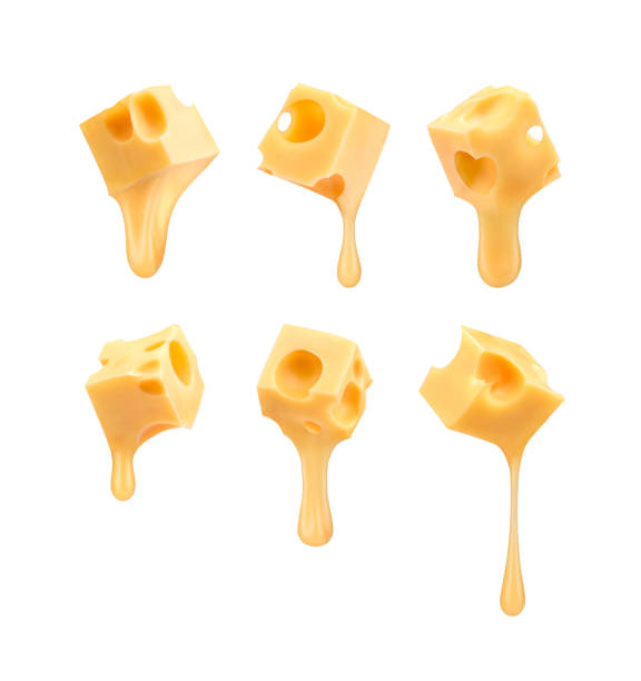 istock pieces of melted cheese on a white background 1417569177