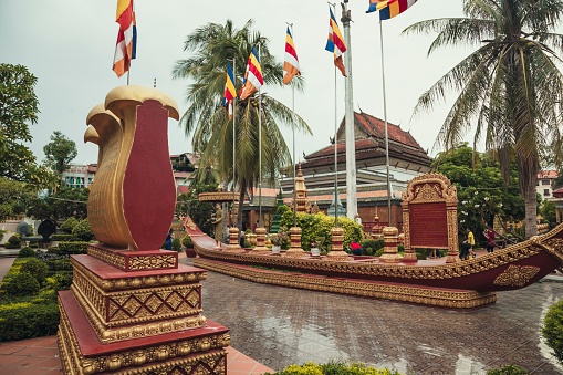 Wat Preah Prom Rath temple. Siem Reap, Cambodia.