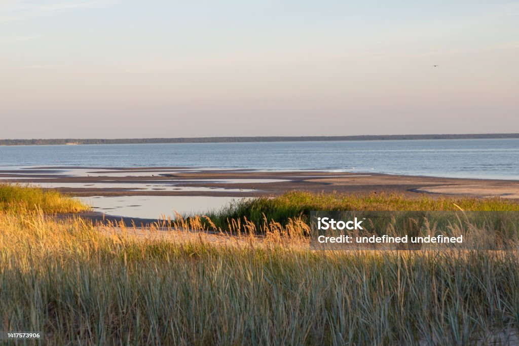 Parnu is a resort town in Estonia Alley Stock Photo