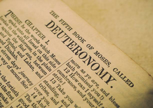 istock Close up of Old Holy Bible 1417579853
