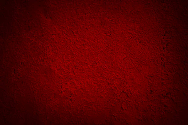 istock Black red wall. Grunge background for design. Toned old rusty rough grainy metal surface. 1417585589