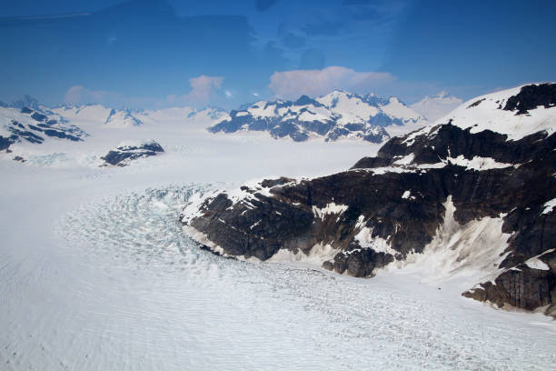 Beautiful landscape view of Lake Clark National Park near Port Alsworth in Alaska.