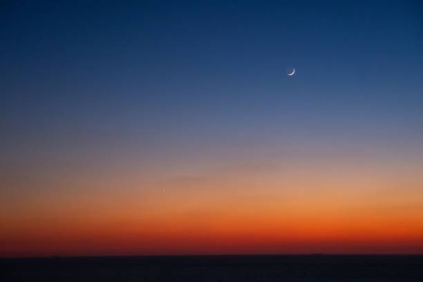 istock Scenery of sunset at a beach 1417601181