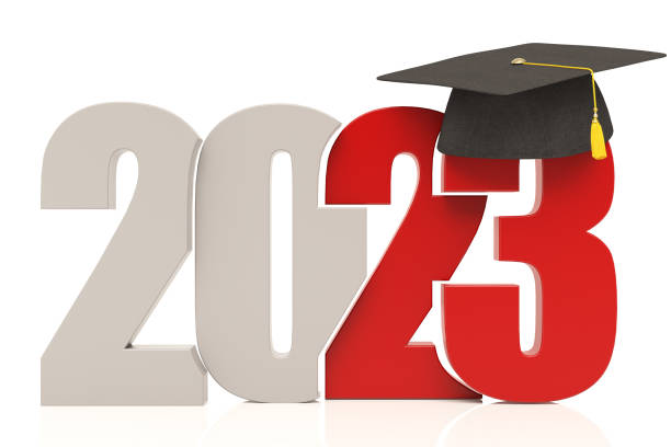 istock New Year Concept 2023 with Graduation Hat 1417602143