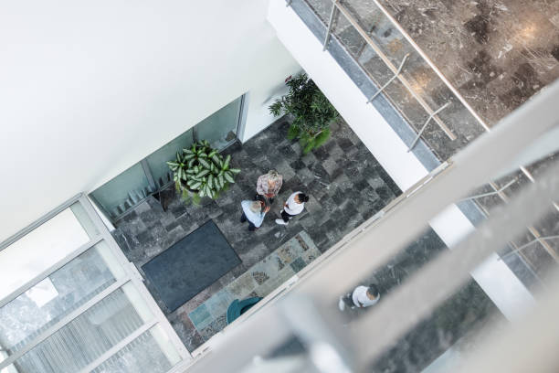 istock Top-Down Shot Of Business Colleagues Having Conversation 1417603788