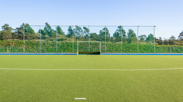 hockey astro field all'aperto - astro photography foto e immagini stock