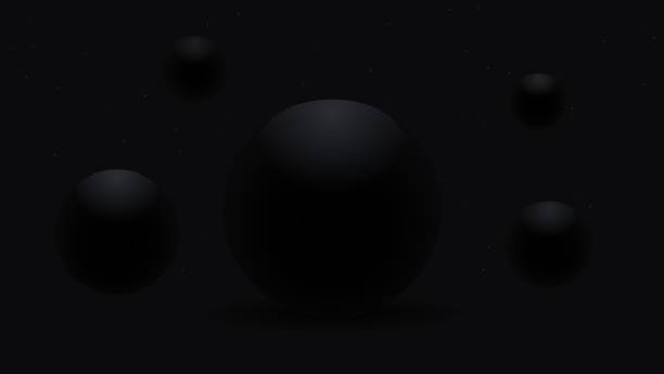 istock Black abstract minimalist background with dark a geometric shape.Modern design decoration textured luxury gradient geometric elements.Vector material texture premium concept wallpaper, cover, banner 1417603962