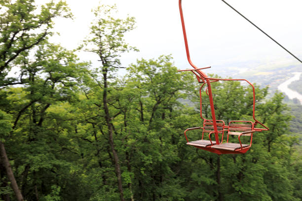 istock Details of Savran cable car in summer 1417605781