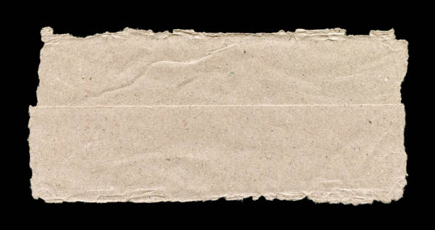 istock Cut or torn paper background textured isolated 1417608347