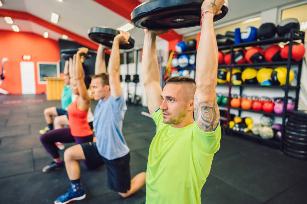 istock Cross training in the gym 1417615867