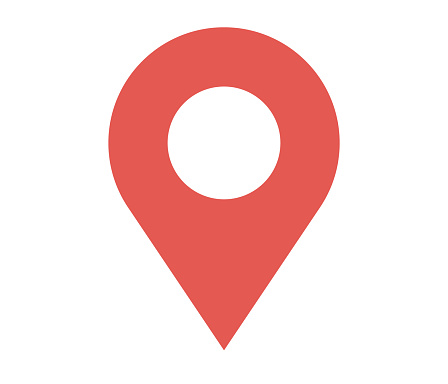 Locator icon. GPS location symbol. Vector