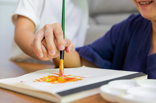 Human hand, working, playing.