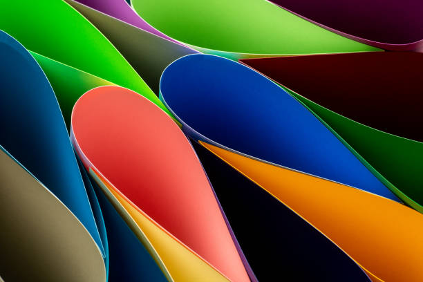 istock CardStock Paper Abstract Colors 1417627577
