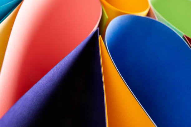 istock CardStock Paper Abstract Colors 1417628415