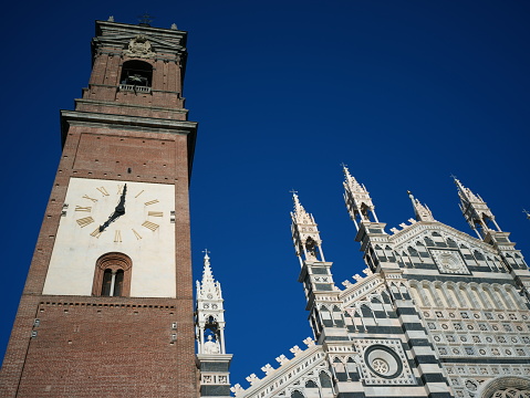 San Marco Campanile and Biblioteca Nazionale Marciana in Venice, Italy